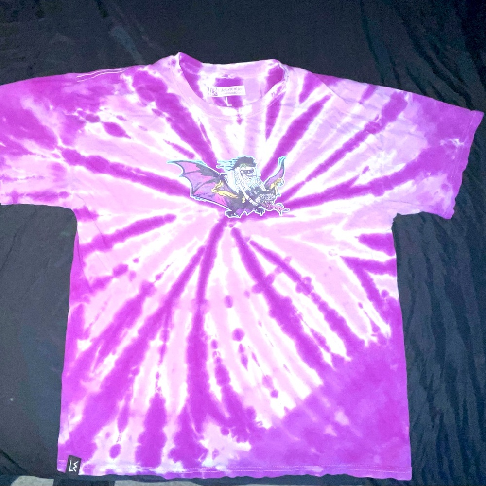 Life extension purple tie dye large